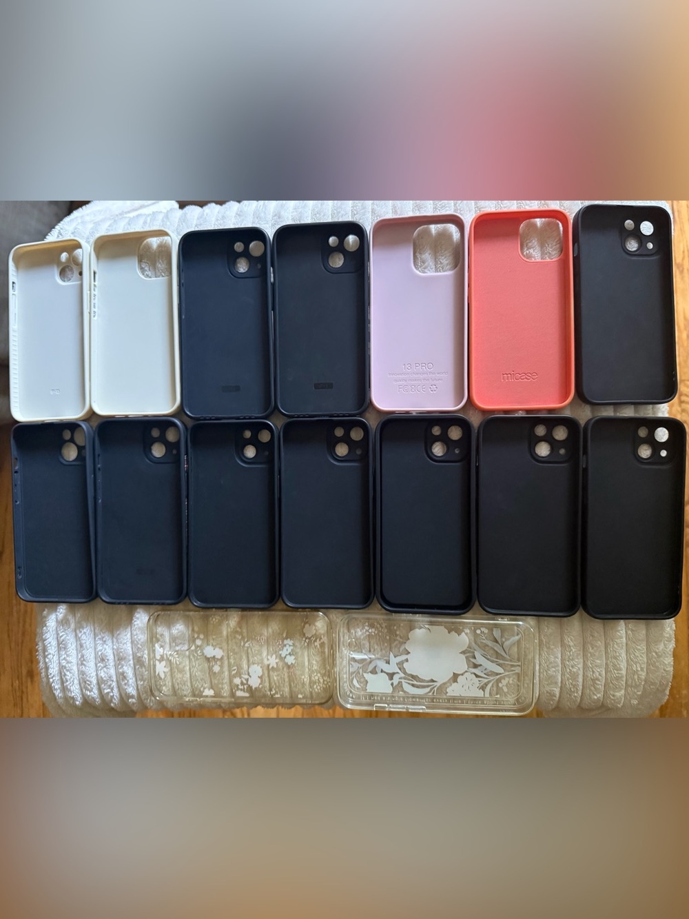 Lot 16 iPhone 13 Pro Cases Coquette Floral, Dark Academia Aesthetic & Seasonal